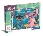 Džunglieteemaline pusle Stitch Clementoni, 104 osa