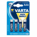 Pataerid Varta High Energy AAA, 4 tk