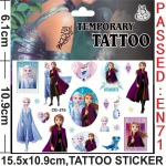 Disney Frozen Printsesside T&auml;toveeringu Kleebised - Anna & Elsa., Cg-215