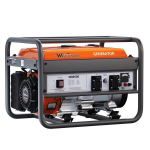 WALTER STAHL bensiinigeneraator, 4KW, 4-taktiline bensiinimootor, 2x 230V, manuaalne starter