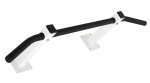 Seinale paigaldatav ristlatt Sanro LM-1, iki 150kg, valge/must