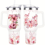 40OZ T&auml;hestik Lilled Tumbler Kaasiga, Kingitus Naistele, T