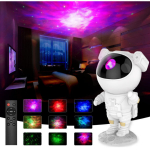 Star Projector, Astronaut Star Projector 360&deg; reguleeritav Galaxy projektor puldiga Spaceman Night Light