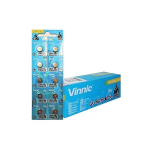 Vinnic LR41 / AG3, 1,5V leelispatareid, 100 tk