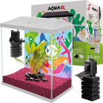 Dekoratiivakvaarium Aquael Leddy Mini 30 13L, valge, koos varustusega