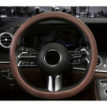 Stiilne Kunstnahast Roolikate - Mugav, Libisemiskindel, Higiimav, Universaalne. , Noble Coffee-Round (karvės odos) Car Space