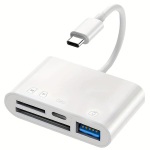 USB C SD Kaardilugeja Mac/iPhone/iPad jaoks, 4-Pesa.