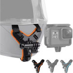 Mootorratta kiivri l&otilde;uarihma GoPro Hero kaamera kinnitus. , Oranžinė