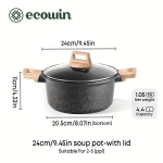 Ecowin mittenakku pott kaas, meditsiiniline kivi kate., 20 cm