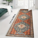 1 tk Kohev Boho H&otilde;imude Vaip, TPR Libisemisvastane P&otilde;randamatt., 29,5 colio * 118 colių / 75 cm * 300 cm