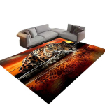 1tk 3D Prinditud Leopardi Muster Vaip, Libisemisvastane, 120*160