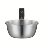 1tk 15.24 cm/20.32 cm Koera Kauss Kokkupandav Kinnitus, Vastupidav Seinale Paigaldatav Koera Kauss Hoidik. , 15,24 cm su dubeniu
