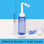 Nina Loputuss&uuml;steem - 300ml/500ml Nina Pudel Sinus Loputus BPA-vaba T&auml;iskasvanutele 5 Nina Soola Pakiga , 300 ml (2 antgalis + 1 apsaugos nuo dulkių)
