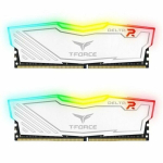 DDR4 m&auml;lu TEAMGROUP Team T-Force Delta RGB, 2 x 8 GB, 3600 MHz, 288 jalga DIMM, Valge