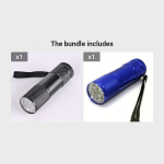 Kaasaskantav UV valgus lamp majapidamisele., Juoda + Mėlyna
