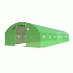 PVC kaarkasvuhoone tuulutusavadega 4x10 m