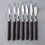 1tk/3tk/7tk Kunstitarbed Akr&uuml;&uuml;l Vee Pulber Pigment Segamisknife &Otilde;limaal Kraabiterad Algaja.