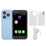 Telefonitarvikud, mininutitelefon XS15 &ndash; sinine 3-tolline WiFi 2 GB RAM 16 GB ROM kahe SIM-kaardiga HD-kaamera