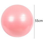 Muud fitness tooted, j&otilde;usaali jooga harjutuspall, jooga treeningpall, jooga fitnessi p&otilde;hitreening, roosa-55 cm
