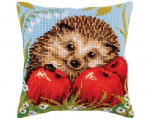 Tikkimiskomplekt padi "Siil &otilde;untega" Collection D'Art 40x40cm