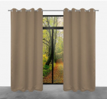 Pimendavad valmis kardinad ARCTIC silmustega, 140x250, ZARP-08 Tume beež