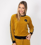 Naiste sametpusa disainpaelaga, SNP21106 Kollane, XXL