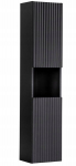 K&otilde;rge vannitoakapp, must NOVA 30 x 25 x 140 cm