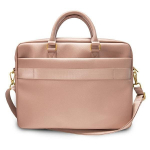 Guess Saffiano Script Pink arvutikott, 15" (~38 cm)