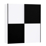 Riidekapp Forte Dederik, pruun/tumehall