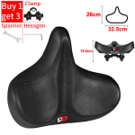(-119 Clamp Tools)WEST BIKING Big Butt jalgratta sadul Ergonoomiline laiem paks padi Mugav hingav jalgrattaiste MTB maanteeratta sadul, (-119 gnybtų įrankiai)