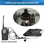Bluetooth 5.0 mootorrattakiivri peakomplekt Fm raadio juhtmevabad k&auml;ed - helistage veekindlatele k&otilde;rvaklappidele MP3 m&uuml;rasummutav muusikapleier
