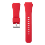 "BestAccessories", 22 mm laiune silikoonrihm, punane