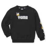 Детская повседневная куртка Puma, черного цвета. 68% хлопка, 32% переработанного полиэстера