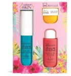 Kehahoolduskomplekt IDC Institute Radiant Skin Trio Set naistele: du&scaron;igeel, 90 ml + kehakreem, 30 ml + kehasprei, 90 ml
