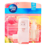 AMBI PUR Home Base + Laadija Elegantsete lilled ja &otilde;hku puhtaks tegevaid k&uuml;&uuml;nlad Deodorant