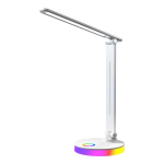 Reguleeritav laualamp Bruno valge 5W LED RGB