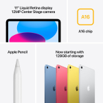 Tahvelarvuti iPad (A16) Wi-Fi + Cellular 256GB - Pink MD7N4HC/A