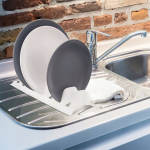 Kaante ja taldrikute hoidja 29,5x13,5x6 cm, valge