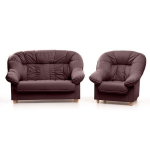 Pehme m&ouml;&ouml;bli komplekt Aleksandra 2, tumepunane