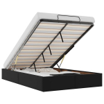 kaheinimese voodi，t&auml;iskasvanu voodi，Ottomani voodiraam ilma madratsita, must, 120x200 cm, kunstnahk CFE8869277