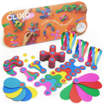 Magnetkloksid Clixo - Super Rainbow Pack - 60 el.