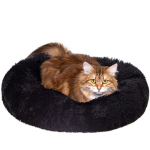 Koerale m&otilde;eldud pesa Springos PA0161, 40 cm, pl&uuml;&uuml;sist, must