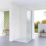 Du&scaron;inurk AQUABATOS koos hoidikuga C6 chrome, 85x195