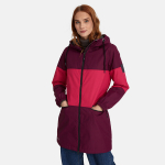 Huppa Naiste kevad-s&uuml;gis parka HANKA, burgundy/ fuchsia