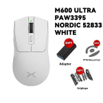Delux M600 traadita m&auml;ng hiir 26000DPI laadige - M600ULTRA White