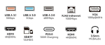 "&Uuml;li&otilde;pilane USB-C Huberi dokijaam MacBook-8-1 jaoks"