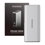 Akupank Romoss PPU20 20000mAh 130W Powerbank (h&otilde;bedane)