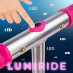 Kahe rattaga t&otilde;ukeratas lastele Lumiride Sun Baby, valge
