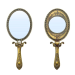 Kokkupandav peegel Bronze