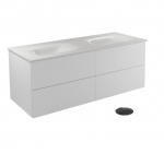 Vannitoakapp koos kraanikausiga Besco Akya Classic, valge